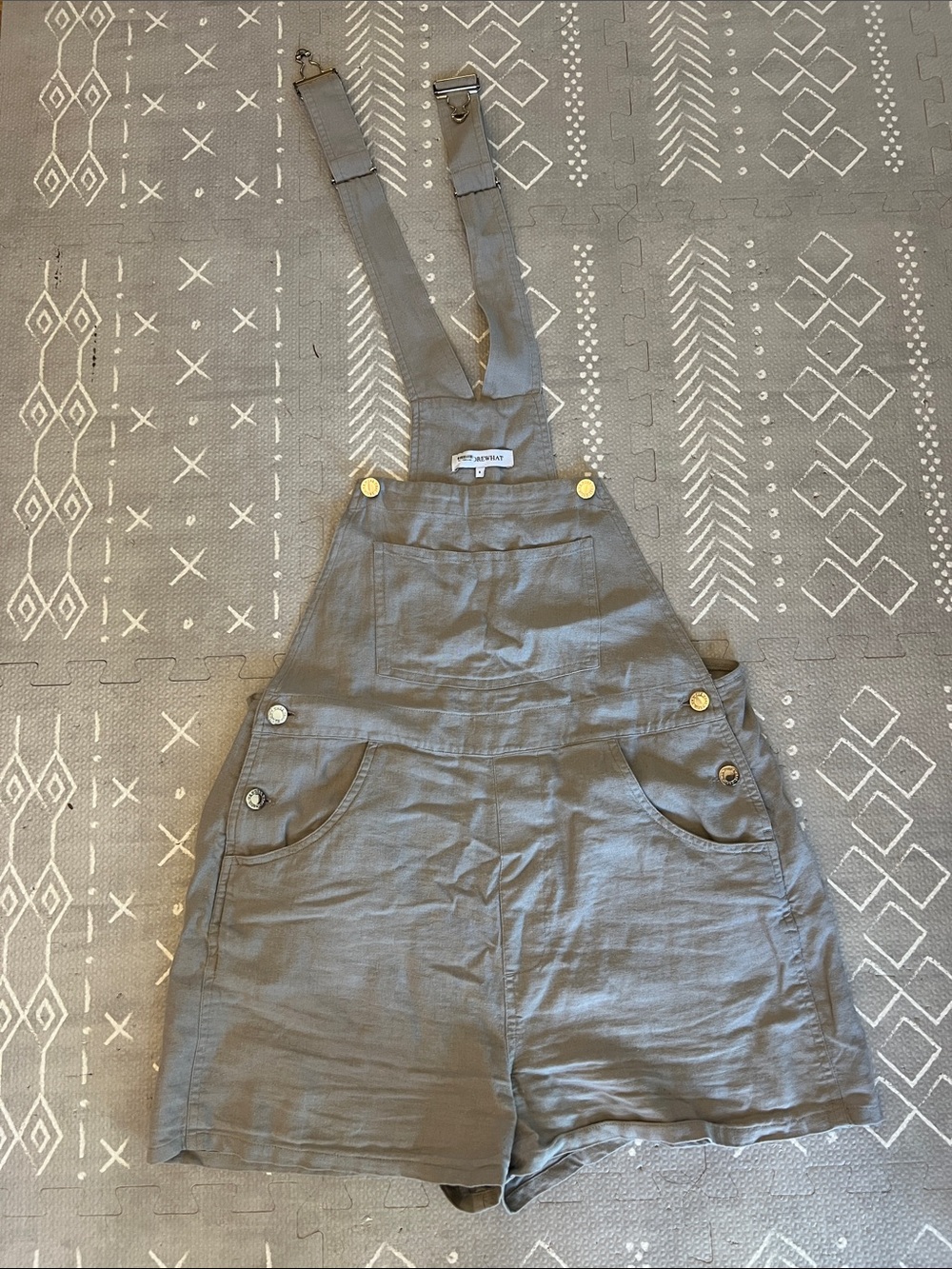 We Wore What- women’s shortalls size small - Picture 3 of 5